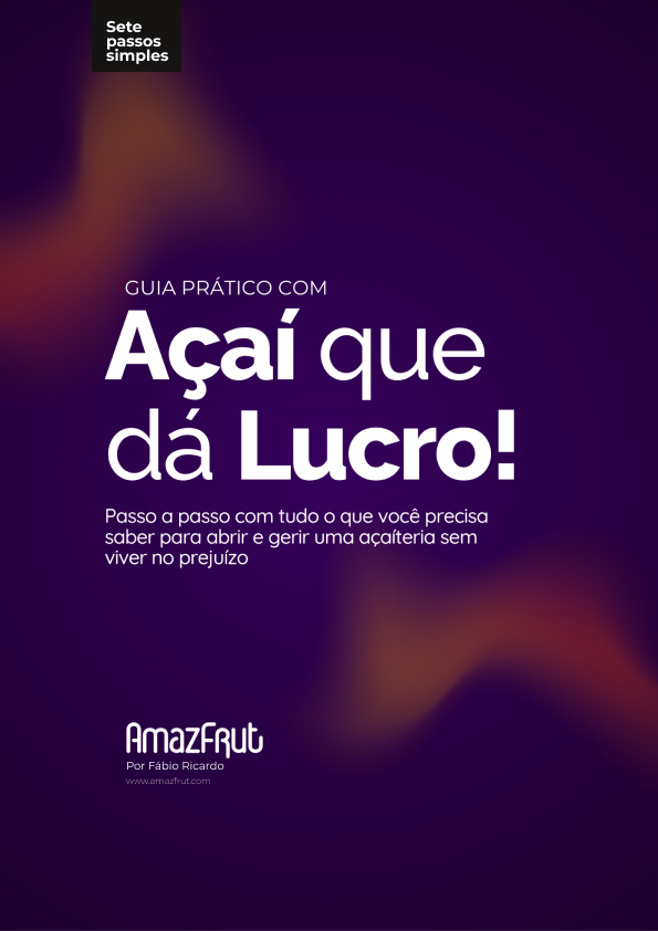 Capa do e-book Açaí que dá Lucro — AmazFrut